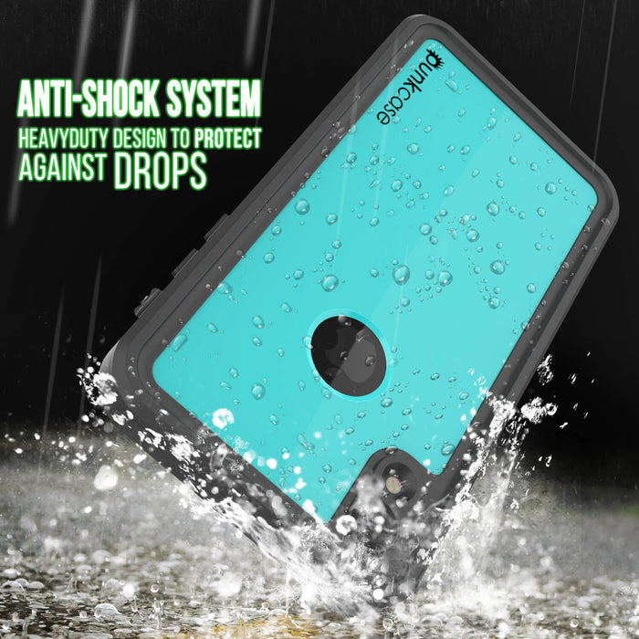 iPhone XR Waterproof IP68 Case, Punkcase [Teal] [StudStar Series] [Slim Fit] (Color in image: pink)