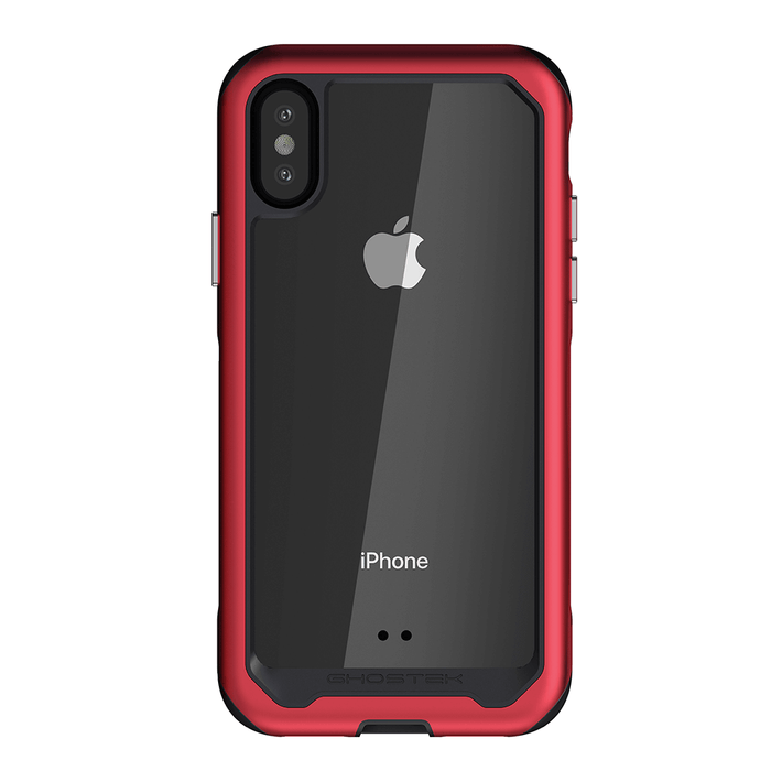 iPhone Xs Case, Ghostek Atomic Slim 2 Series  for iPhone Xs Rugged Heavy Duty Case|RED (Color in image: Pink)
