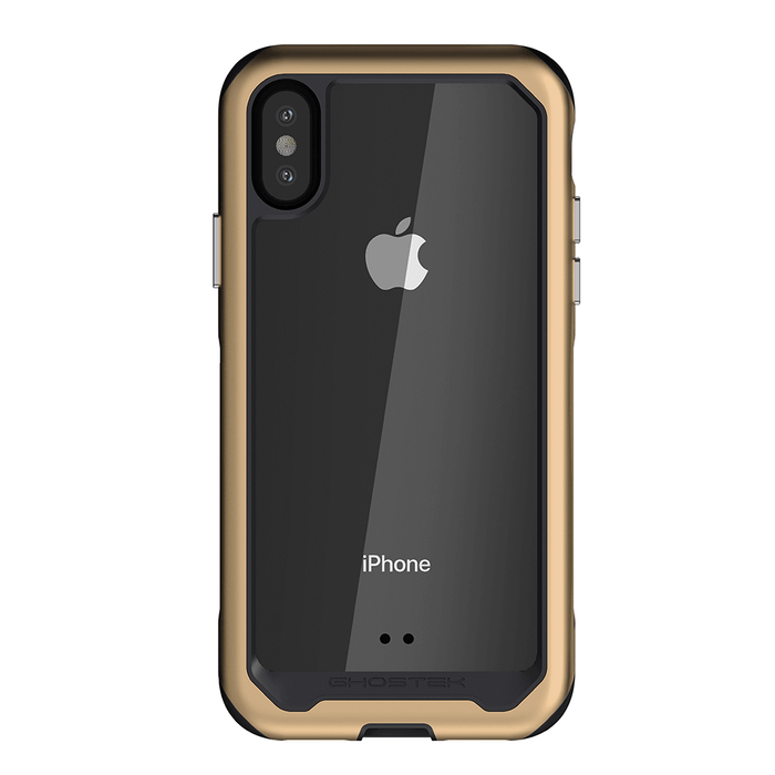 iPhone Xs Case, Ghostek Atomic Slim 2 Series  for iPhone Xs Rugged Heavy Duty Case|GOLD (Color in image: Pink)