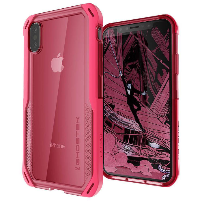 iPhone Xs Max Case, Ghostek Cloak 4 Series  for iPhone Xs Max / iPhone Pro Case | PINK (Color in image: Pink)