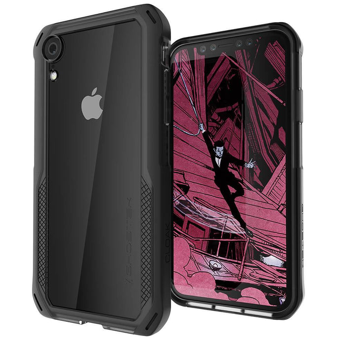 iPhone Xr Case, Ghostek Cloak 4 Series for iPhone Xr / iPhone Pro Case | BLACK (Color in image: Blue-Gold)