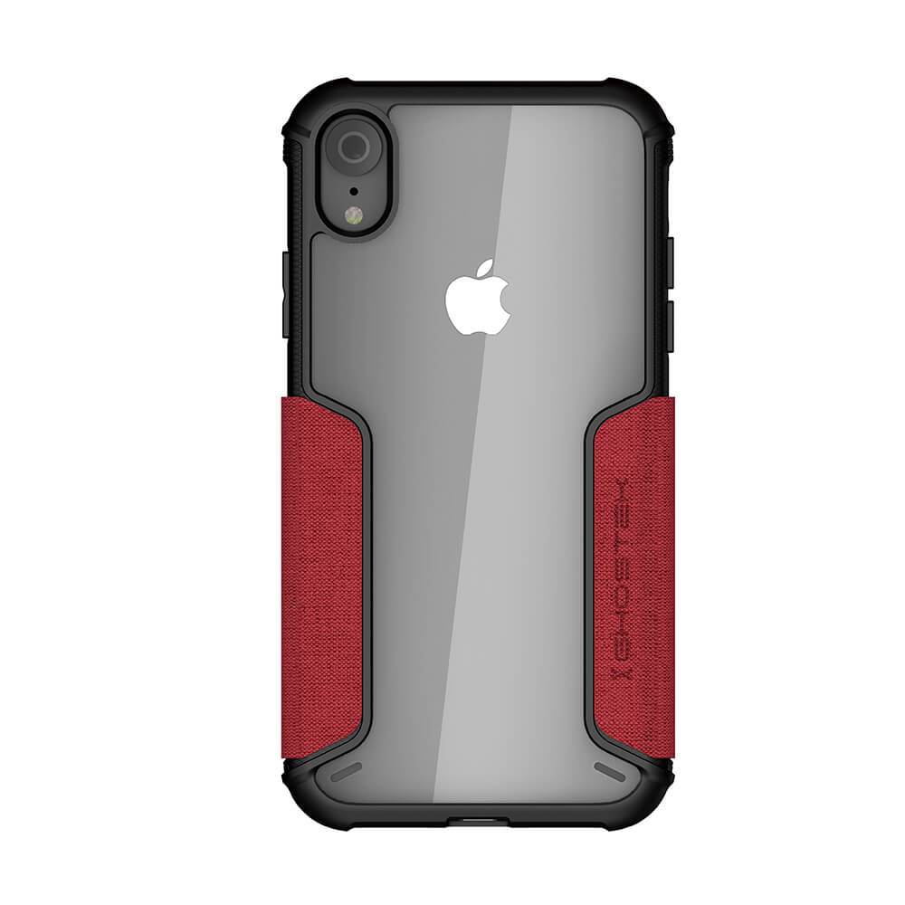 iPhone Xr Case, Ghostek Exec 3 Series for iPhone Xr / iPhone Pro Protective Wallet Case [RED] 