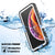 iPhone XS Max Waterproof IP68 Case, Punkcase [White] [StudStar Series] [Slim Fit] [Dirtproof] (Color in image: black)