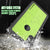iPhone XS Max Waterproof IP68 Case, Punkcase [Light green] [StudStar Series] [Slim Fit] [Dirtproof] (Color in image: teal)