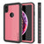 iPhone XS Max Waterproof IP68 Case, Punkcase [Pink] [StudStar Series] [Slim Fit] [Dirtproof] (Color in image: pink)