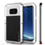 Galaxy Note 8  Case, PUNKcase Metallic White Shockproof  Slim Metal Armor Case [White]