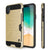 iPhone XR Case, PUNKcase [SLOT Series] Slim Fit Dual-Layer Armor Cover [Gold] (Color in image: Gold)