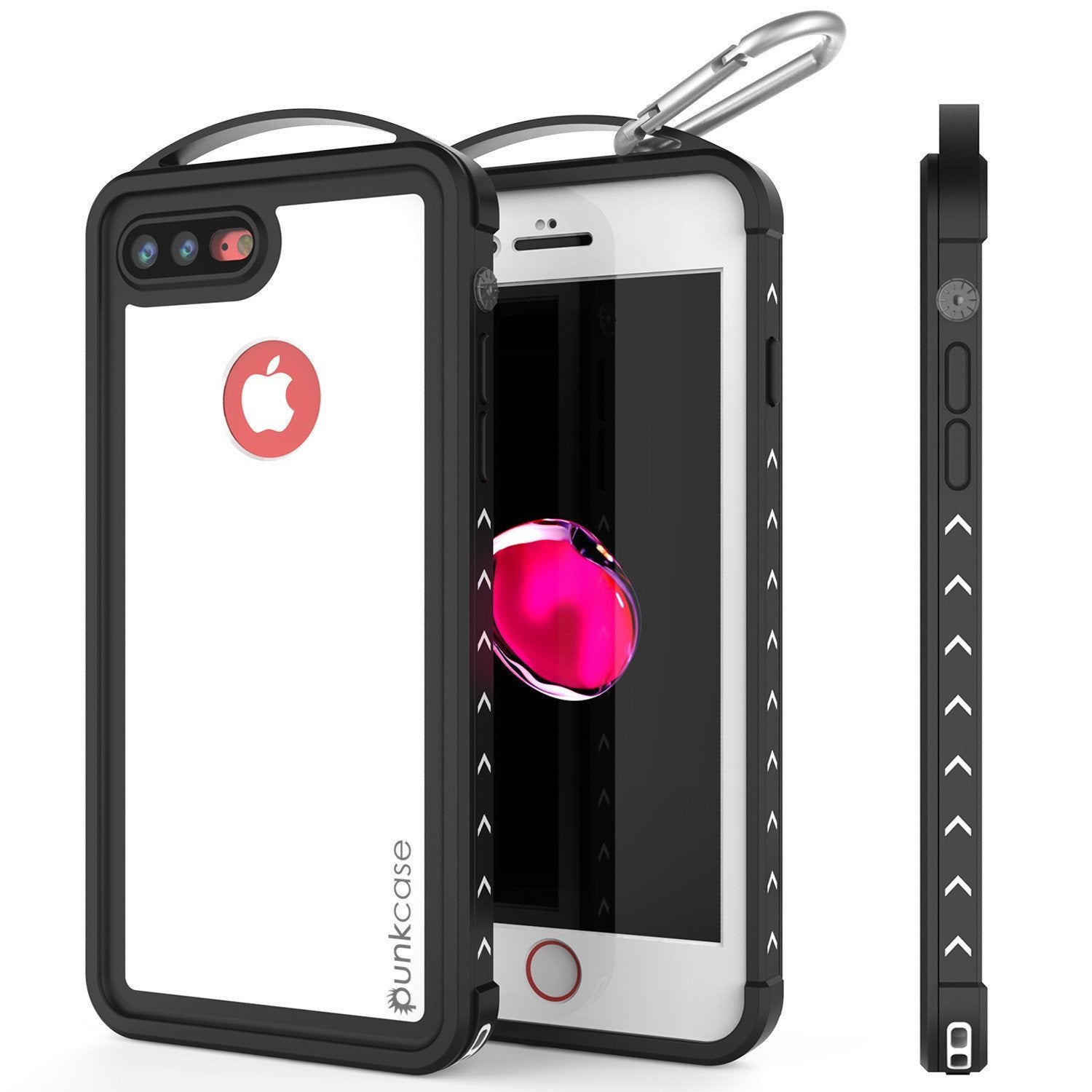 iPhone 8+ Plus Waterproof Case, Punkcase ALPINE Series, CLEAR | Heavy Duty Armor Cover