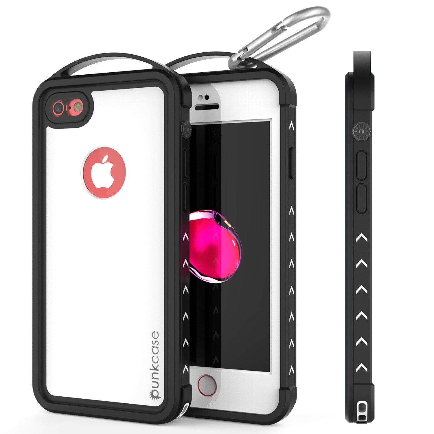 iPhone 7 Waterproof Case, Punkcase ALPINE Series, White | Heavy Duty Armor Cover