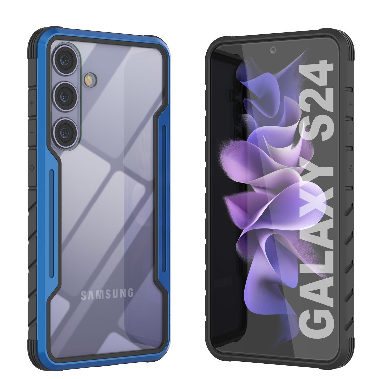 Punkcase S24 Armor Stealth Case Protective Military Grade Multilayer Cover [Navy Blue]
