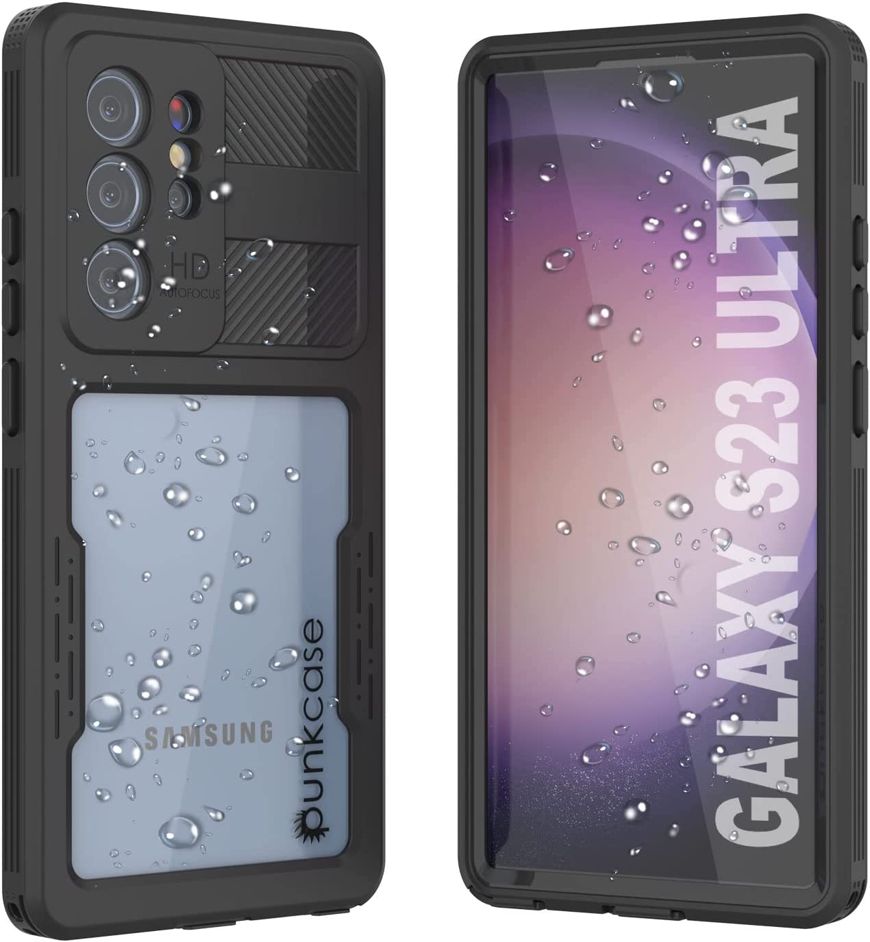 Galaxy S23 Ultra Waterproof Case [Alpine 2.0 Series] [Slim Fit] [IP68 Certified] [Shockproof] [Black]