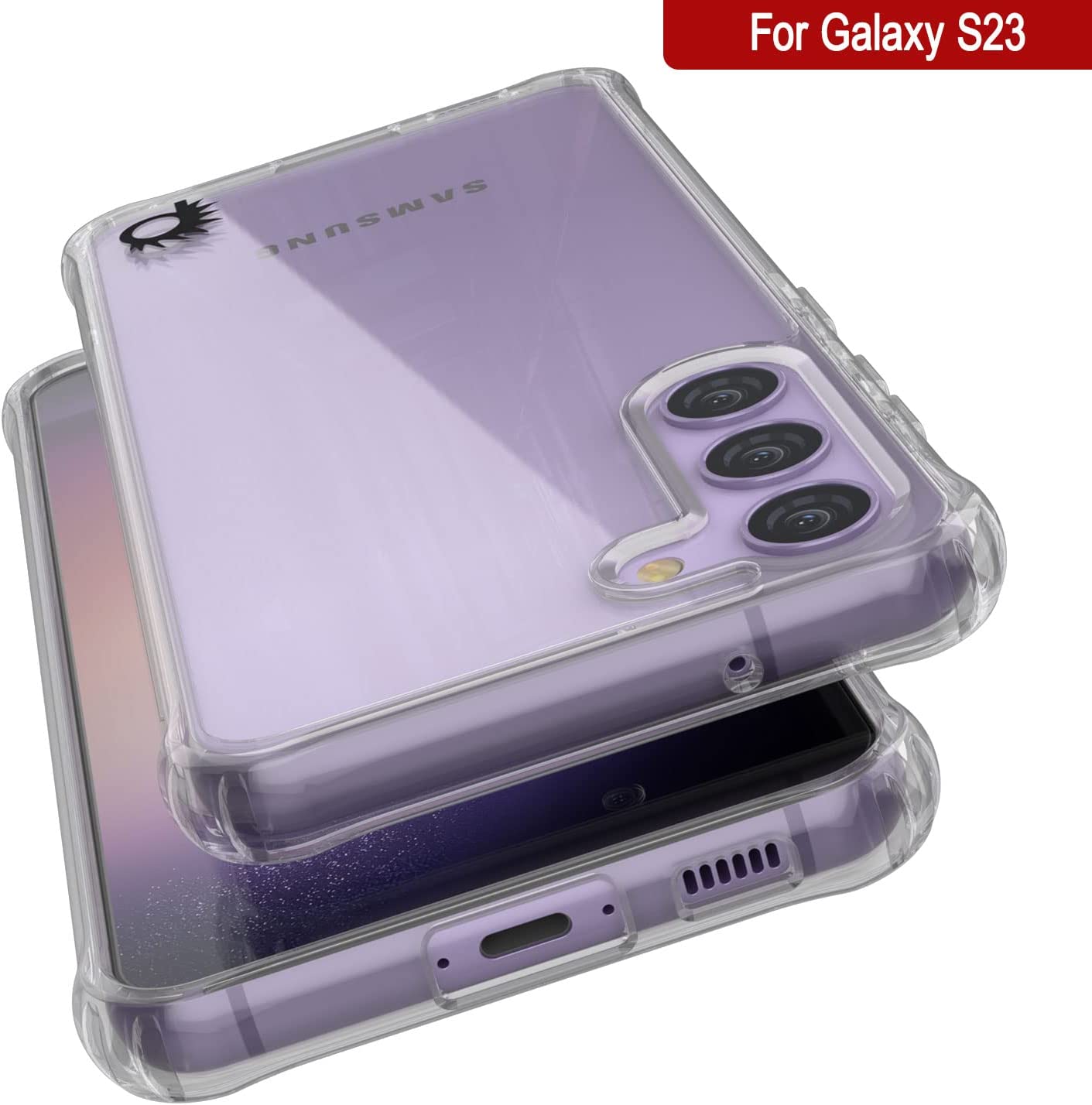 Galaxy S24 Case [Clear Acrylic Series] [Non-Slip] For Galaxy S24 [Yellow]