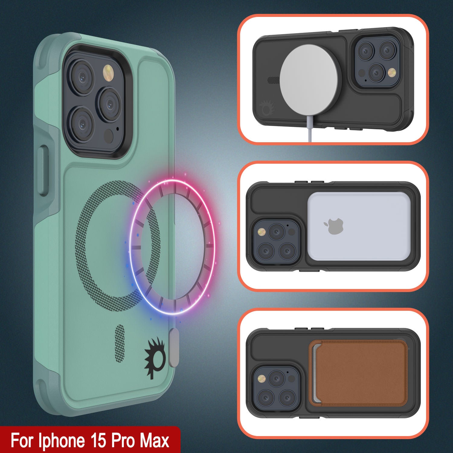 Capa para iPhone 15 Pro Max Huex Protect Cinza - Laut - LT-IP23DHP