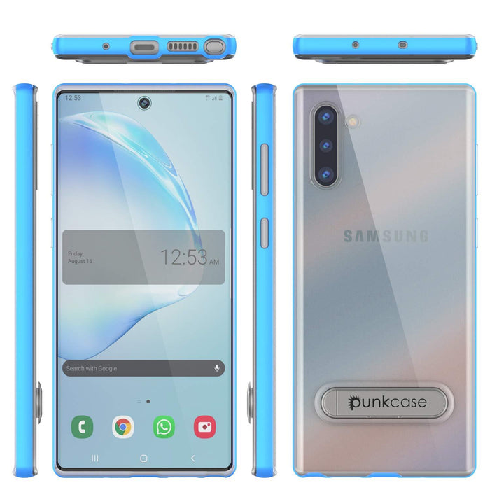 Galaxy Note 10 Lucid 3.0 PunkCase Armor Cover w/Integrated Kickstand and Screen Protector [Blue] (Color in image: Rose Gold)