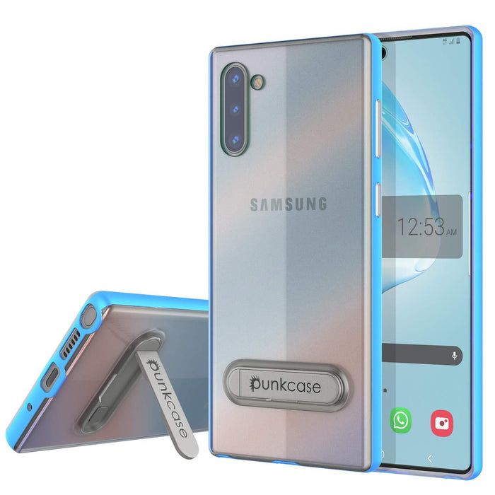 Galaxy Note 10 Lucid 3.0 PunkCase Armor Cover w/Integrated Kickstand and Screen Protector [Blue] (Color in image: Blue)