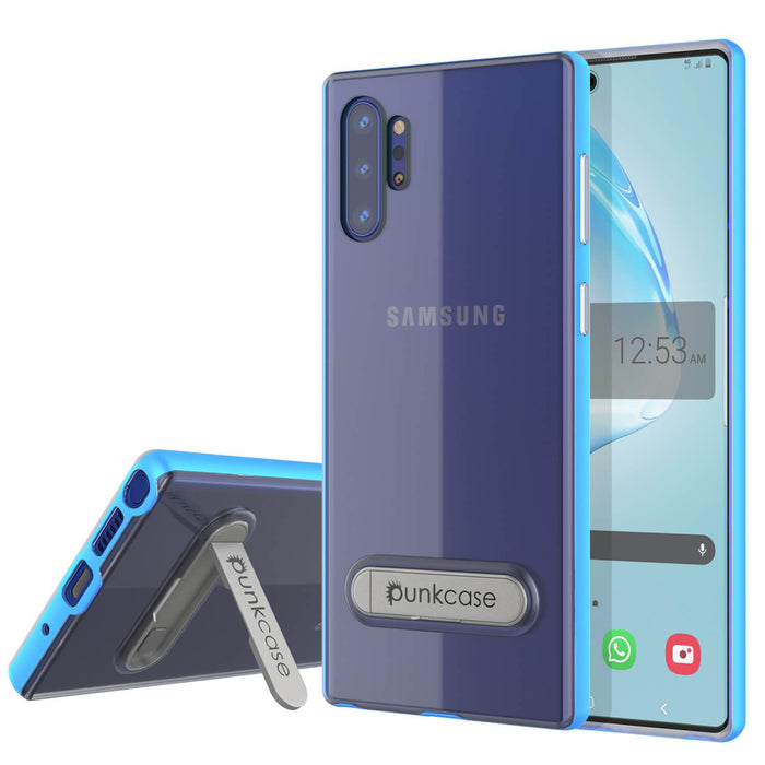 Galaxy Note 10+ Plus Lucid 3.0 PunkCase Armor Cover w/Integrated Kickstand and Screen Protector [Blue] (Color in image: Blue)