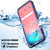 Galaxy S10+ Plus Waterproof Case, Punkcase [KickStud Series] Armor Cover [Purple] (Color in image: White)