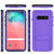 Galaxy S10+ Plus Waterproof Case, Punkcase [KickStud Series] Armor Cover [Purple] (Color in image: Light Green)