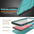 Galaxy S10+ Plus Waterproof Case, Punkcase [KickStud Series] Armor Cover [Teal] (Color in image: Black)