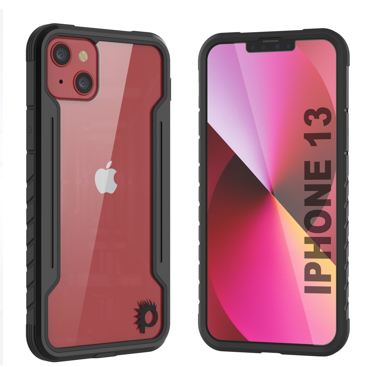 Punkcase iPhone 14 Ravenger MAG Defense Case Protective Military Grade Multilayer Cover [Black]