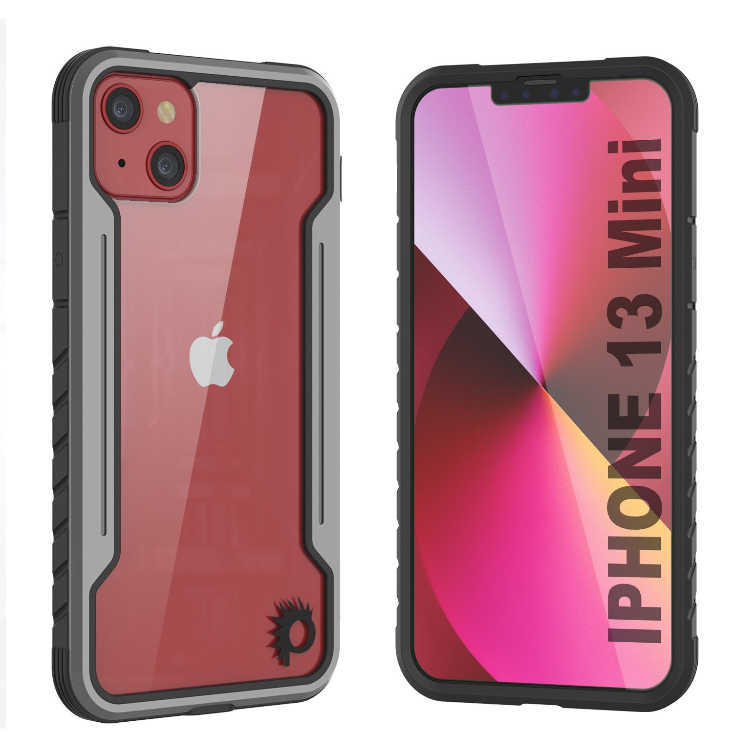 Punkcase iPhone 14 Plus Ravenger MAG Defense Case Protective Military Grade Multilayer Cover [Grey-Black]