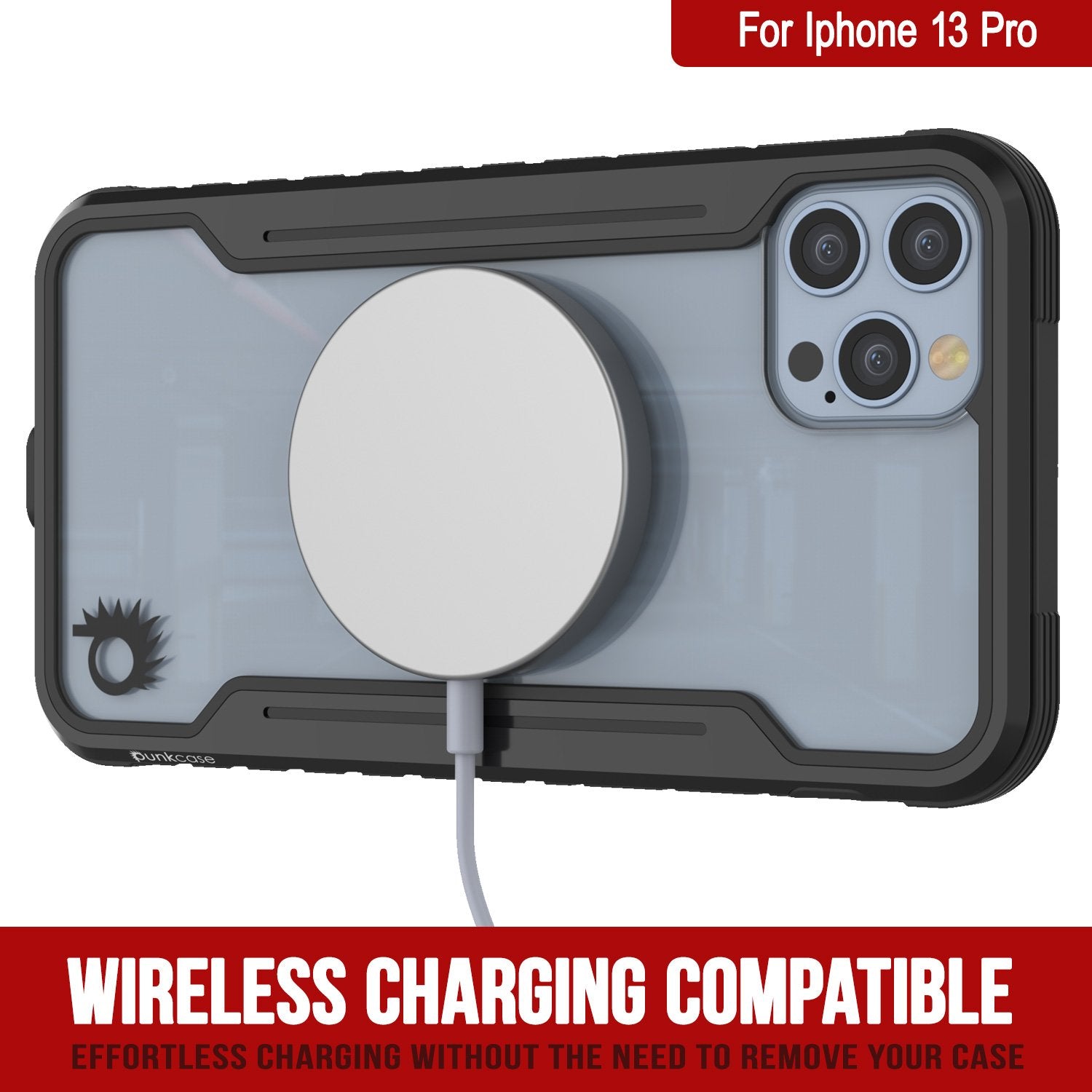 Punkcase iPhone 14 Pro Ravenger MAG Defense Case Protective Military Grade Multilayer Cover [Black]