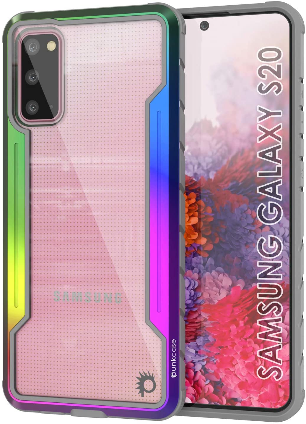 Punkcase S20 ravenger Case Protective Military Grade Multilayer Cover [Rainbow]