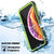 iPhone XS Max Waterproof IP68 Case, Punkcase [Green] [Rapture Series]  W/Built in Screen Protector
