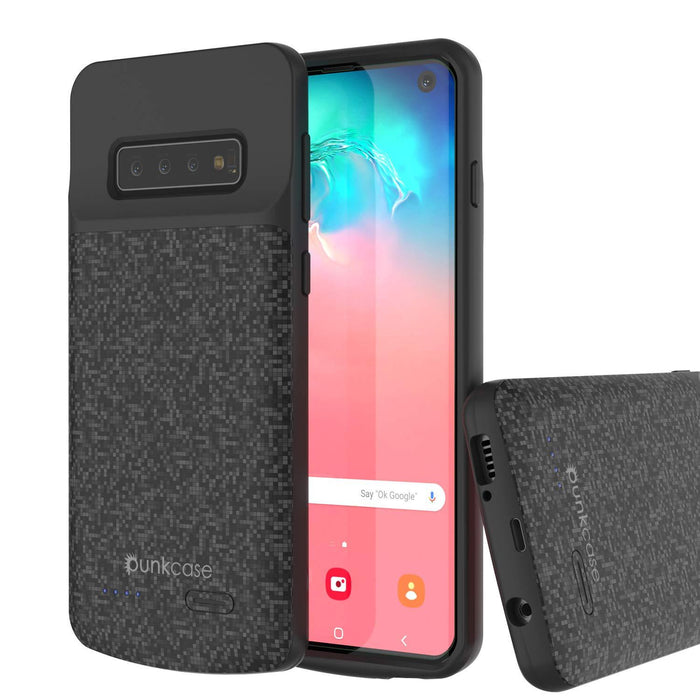 PunkJuice S10 Battery Case Black - Fast Charging Power Juice Bank with 4700mAh (Color in image: Black)
