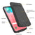 PunkJuice S10 Battery Case Black - Fast Charging Power Juice Bank with 4700mAh (Color in image: Red)