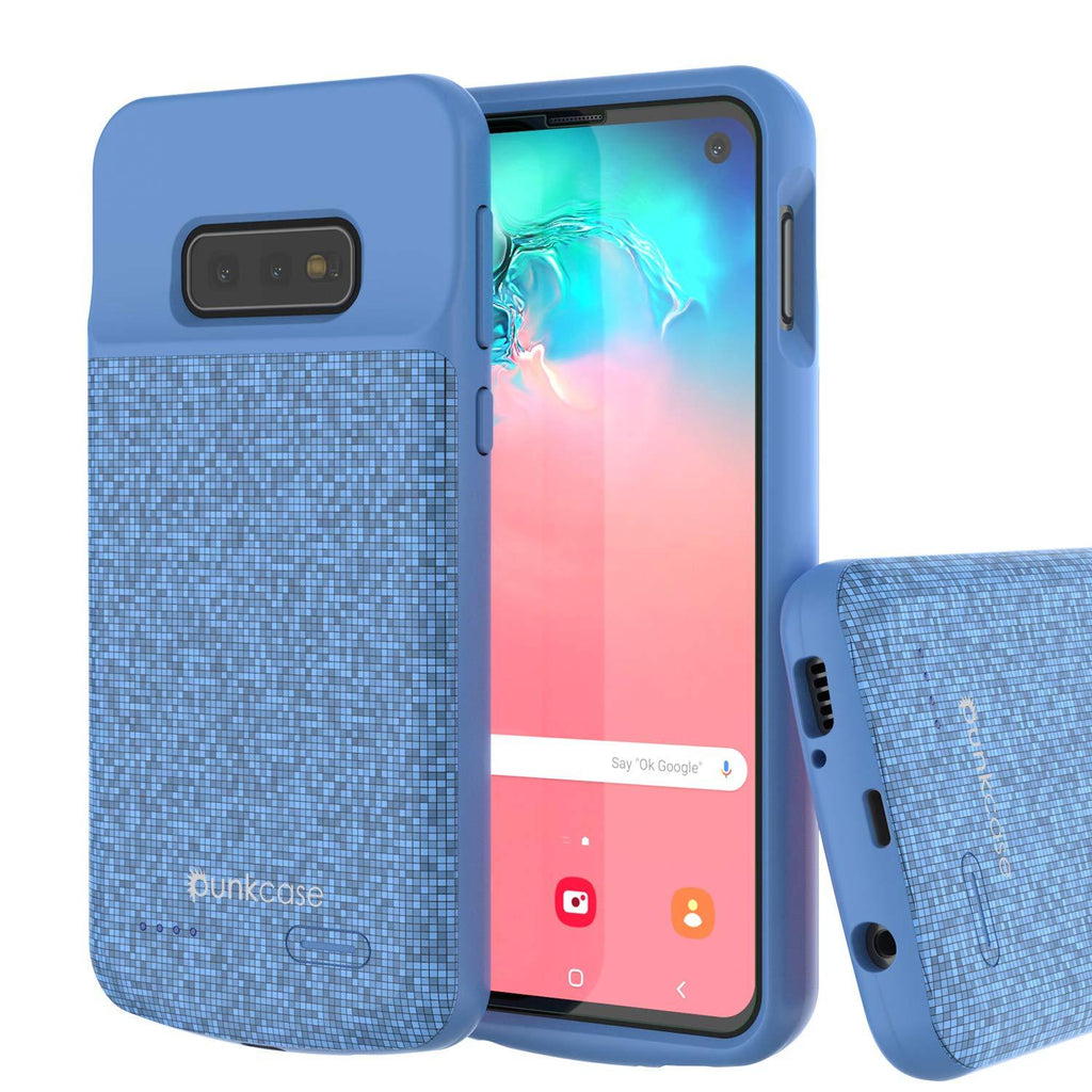 PunkJuice S10e Battery Case Blue - Fast Charging Power Juice Bank with 4700mAh (Color in image: Blue)