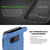 PunkJuice S10e Battery Case Blue - Fast Charging Power Juice Bank with 4700mAh (Color in image: Black)