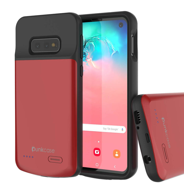PunkJuice S10e Battery Case Red - Fast Charging Power Juice Bank with 4700mAh (Color in image: Red)