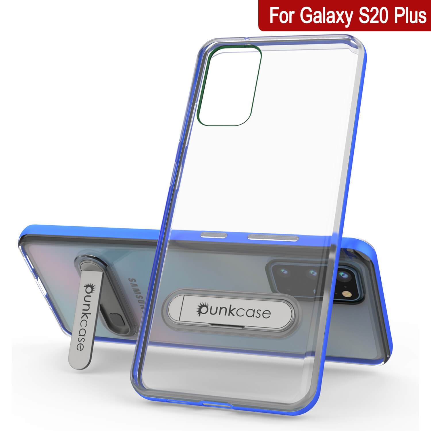 Galaxy S20+ Plus Case, PUNKcase [LUCID 3.0 Series] [Slim Fit] Armor Cover w/ Integrated Screen Protector [Blue] (Color in image: Rose Gold)