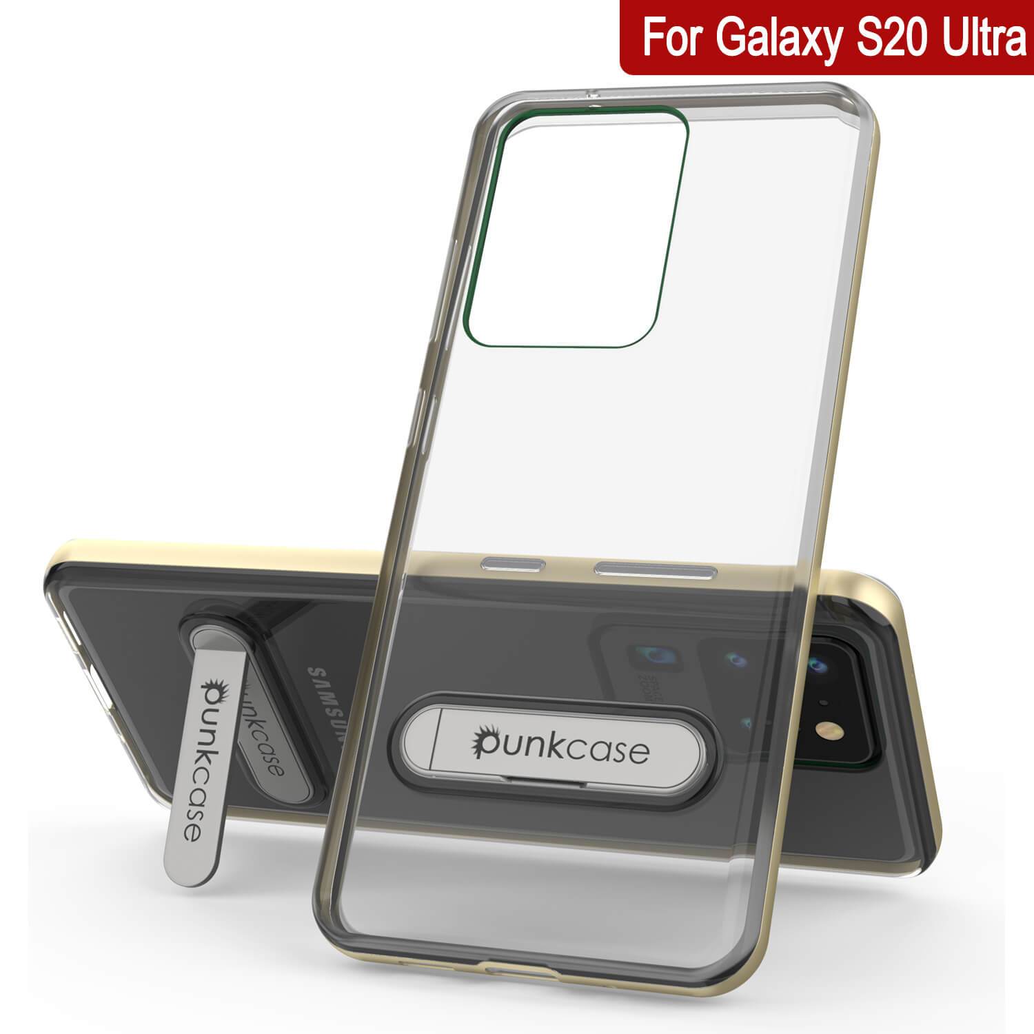 Galaxy S20 Ultra Case, PUNKcase [LUCID 3.0 Series] [Slim Fit] Armor Cover w/ Integrated Screen Protector [Gold] (Color in image: Rose Gold)