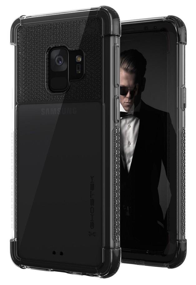 Galaxy S9 Clear Protective Case | Covert 2 Series [Black]