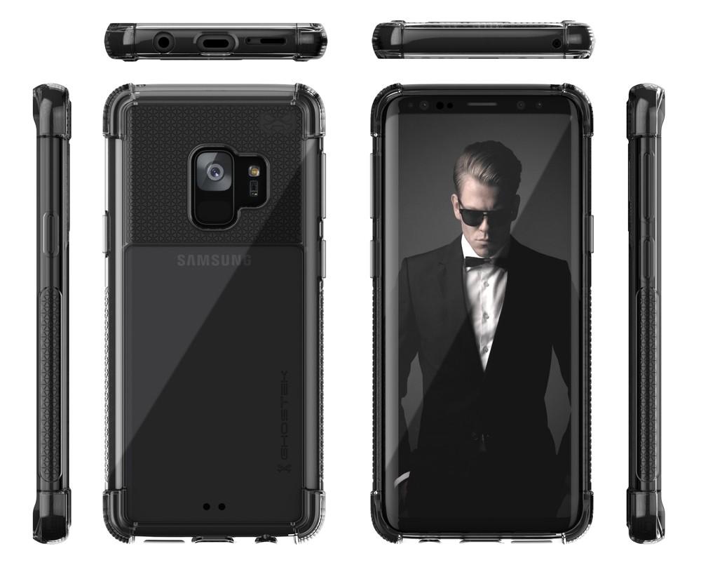 Galaxy S9 Clear Protective Case | Covert 2 Series [Black] (Color in image: White)