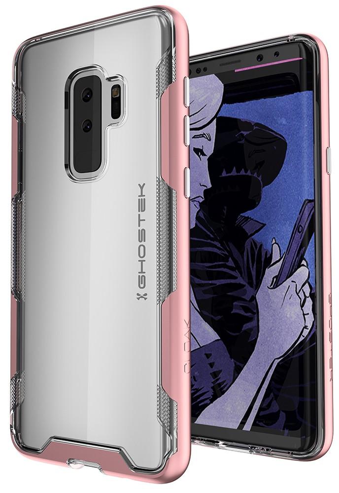 Galaxy S9+ Plus Clear Protective Case | Cloak 3 Series [Pink]