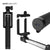 Selfie Stick - Black, Extendable Monopod with Built-In Bluetooth Remote Shutter