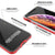 iPhone XS Max Case, PUNKcase [LUCID 3.0 Series] [Slim Fit] Armor Cover w/ Integrated Screen Protector [Red]