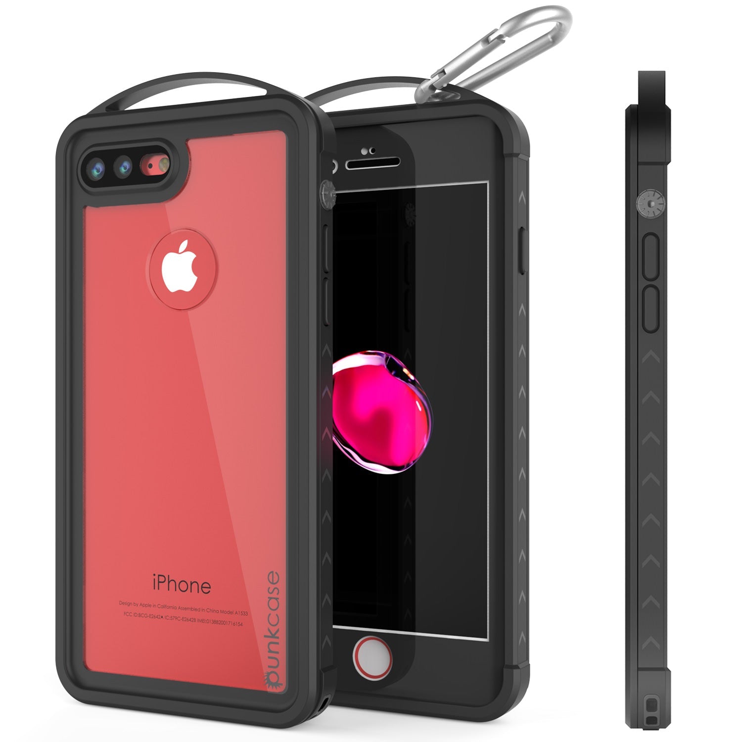 iPhone 7+ Plus Waterproof Case, Punkcase ALPINE Series, CLEAR | Heavy Duty Armor Cover